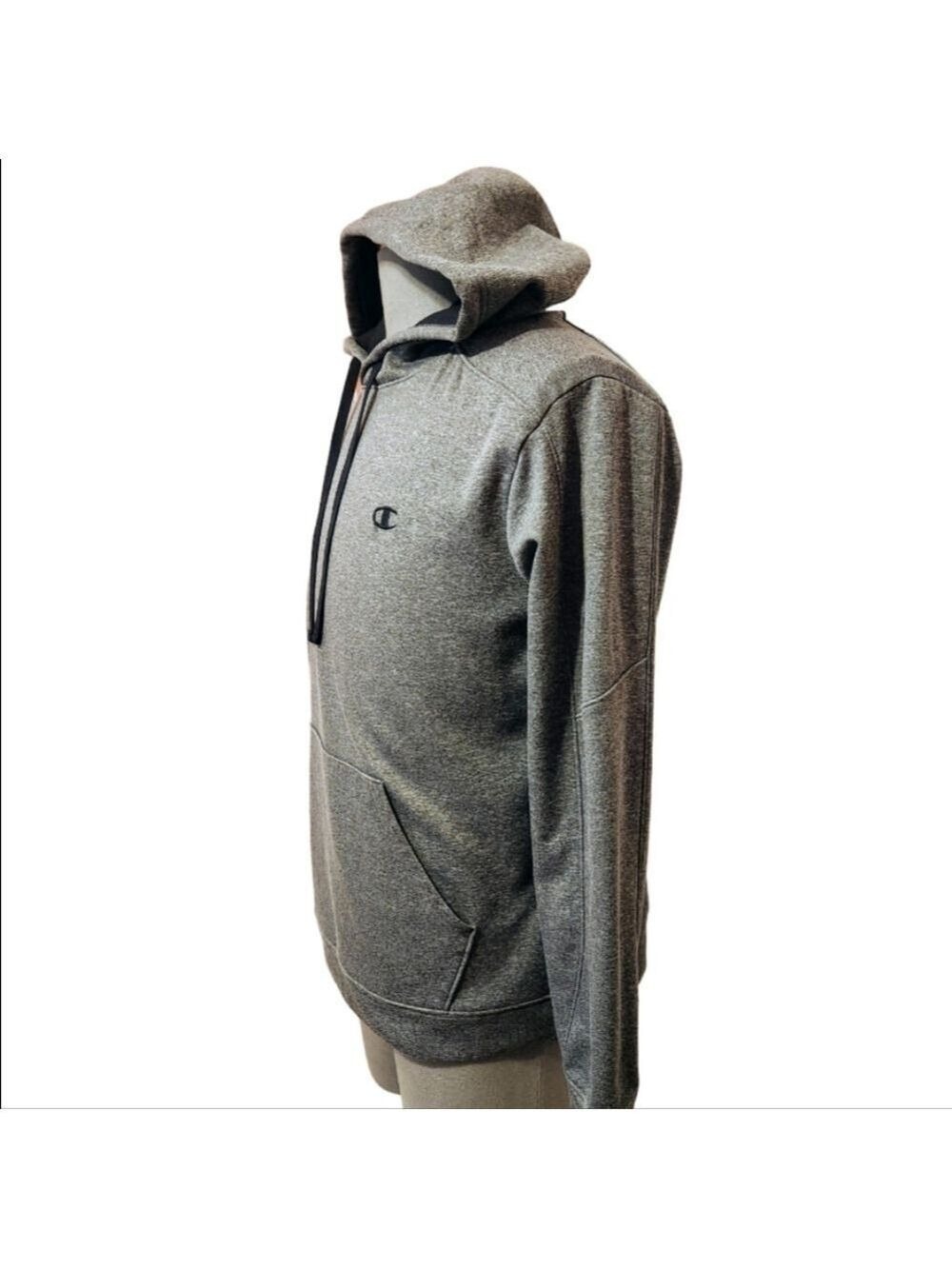 Champion Men's Hoodie Sweatshirt Heather Gray Medium - Picture 3 of 10